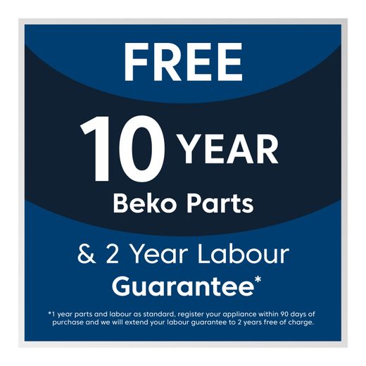 Beko American Fridge Freezer - Black Steel - 10 year parts 2 year labour guarantee